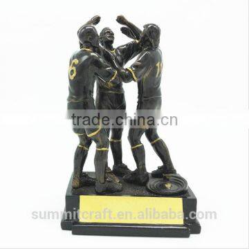 Custom resin football trophy champions league trophy