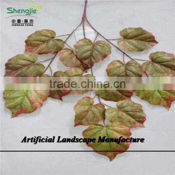 SJZJN 2598 New Style High Quality Fake Leaves,hot Sale Leaves Made in China High Simulation photo-2