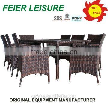 Outdoor Rattan/wicker Furniture Wrought Iron Garden Table Chair photo-2