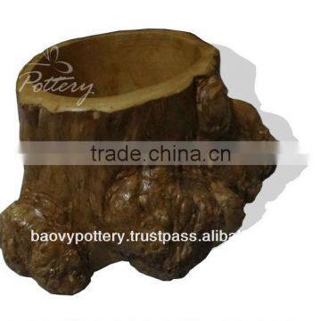 Vietnam wooden planter, Planter from tree root