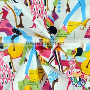 Wholesale 100% Cotton Fabric Printed Flower Cotton Fabric Cotton Knitted Ripple Fabric photo-6