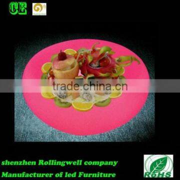 High Quality CE ROHS Approved Led Fruit Plates /PE Plastic Light up Colorful Led Fruit Plate photo-5