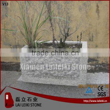 Outdoor Garden Granite Square Flower Pot