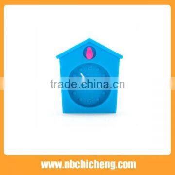 Houses Shape Small Needles Silicone Travel Alarm Clock photo-4