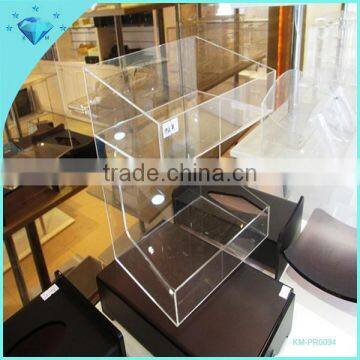 Wall mounted plexiglass display cases