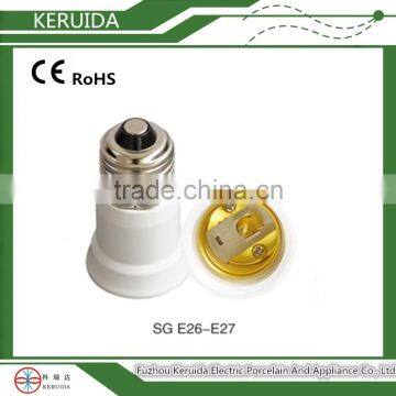 E26 to E27 Lamp Holder Fitting Adapter