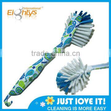 fashion plastic handle styling brushes set pot and dish washing brush