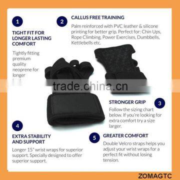 Gym Crossfit Gloves With Wrist Support, Hand Grip Gloves, Cross Training Gloves For Fitness Weight Lifting Gloves photo-5