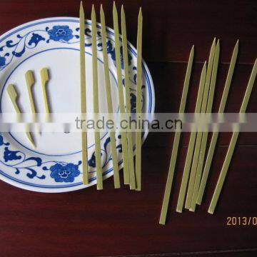 teppo/flag/gun/golf bamboo skewers with green skin