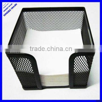 desktop black wire metal mesh desk note holder