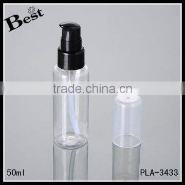 Best Sellers Clear 50ml Pet Bottle Pump Cosmetic Skin Care Lotion Serum Cream Plastic Bottle Pet Wholesale photo-3