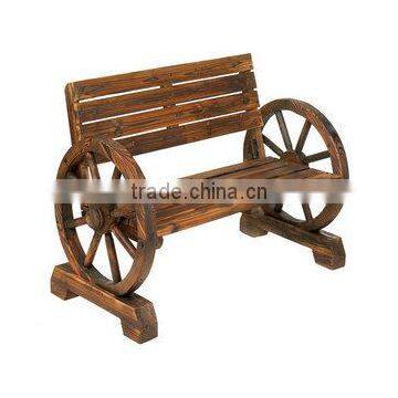 Cartwheel Garden Bench
