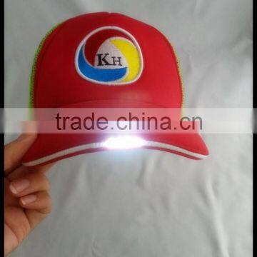 chinese factory led baseball caps/china led cap