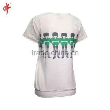 Cut and Sewn T-shirt, Casual Training Top,Heat Seal or Screen Printing Logos photo-4