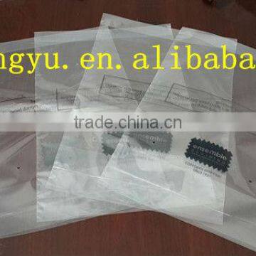 zip seal tplastic bag,high trasparentance bag ,CPP high transpaency bag for clothes