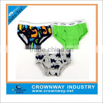 100% cotton boys panties briefs