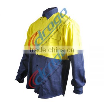 EN11611 cotton mens waterproof jacket