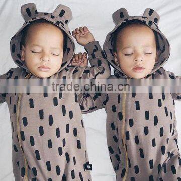 Readymade Garments Wholesale Market Boys and Girls Dot Print Jumpsuits photo-4
