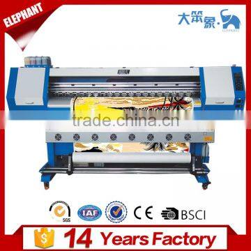 Two Dx5 head high precision1.8m Large Format sublimation paper inkjet printer