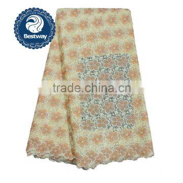 Nigerian Customized Factory Sale Swiss Volie Lace Fabric SL0427 photo-2