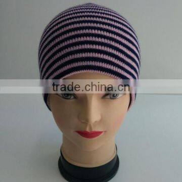 Fashion Stripe Beanie Hat photo-3
