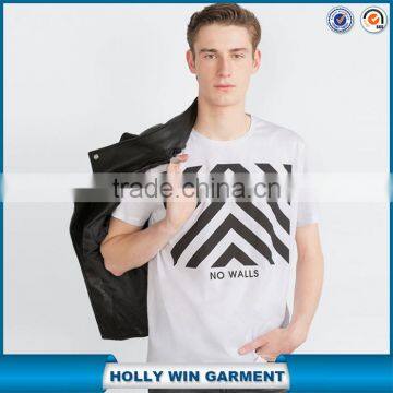 O Collar Man T-shirt Eco-friendly Printed Wholesale China Manufacture