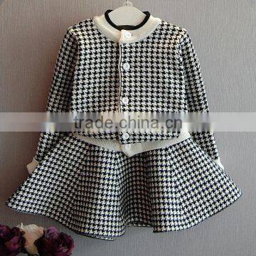 Latest Sweater With Skirt Design 100% Cotton Suit for Kids photo-3