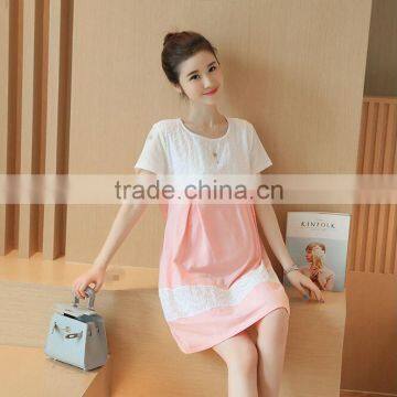 Zm50142a China Factory Clothing Maternity Maxi Dress From photo-2