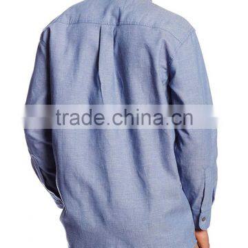 2017 Hot Sell New Design Men's Twill Long Sleeve Shirts Wholesale
