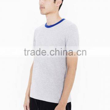 Latest Fashion Young Man Ringer Tee Cotton Ringer Tee Design for Man photo-2