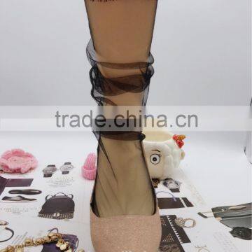 WS-14 Glitter Mesh Socks Women Fashion Silk Female Meias Shiny Harajuku Soft Ladies Socks photo-6