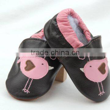 Wholesale Genuine Leather Soft Sole Sheepskin Girls Kids Shoes photo-3
