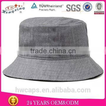 Custom fisherman blank white 100% polyester bucket hats