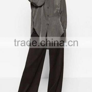 Runwaylover EY2377B New Style 2017 Ladies Fashion Loose Stripe Blouse