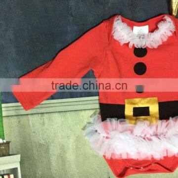 Christmas Dresses Baby Girls Hot Sale Baby Kids Girls Cartoon Romper Tutu Dresses Child Clothes With Golden Headband Set photo-2