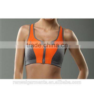 Nylon/spandex Dry Fit Womens Gym Wear, Sport Wear, Fitness Wear Ladies Sexy Yoga Bra photo-3