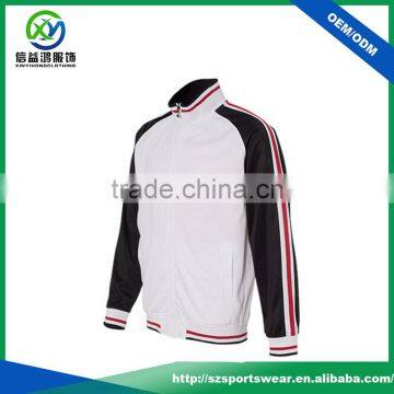 Fashion Design Contrast Color Knit Splicing Cuff Full-zip Man Jacket With Your Brand Name photo-2