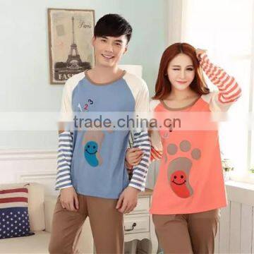 2015 wholesale patchwork couple pajamas