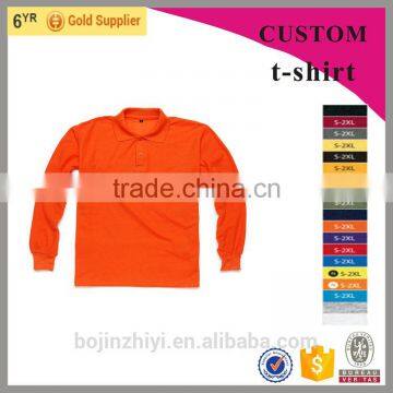 100% ringspun cotton pique polo t shirt customed your logo