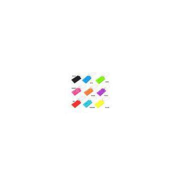 Colorful Silicone Key Chain For Travel Luggage Tag Bag Label , Multifunction