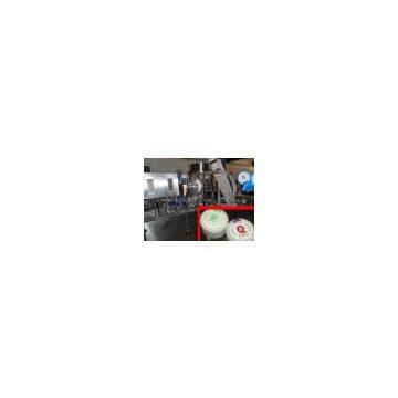Automatic bottle cap labeling machine