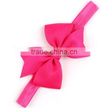 Kids Stretch Bowknot Headbands Headwear Fishtail Hair Bow Flower