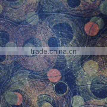 changshu embossed new design spun velour for garment