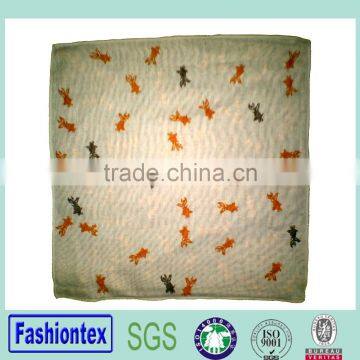 Cotton Drawing Print Design Ladies Handkerchief photo-2