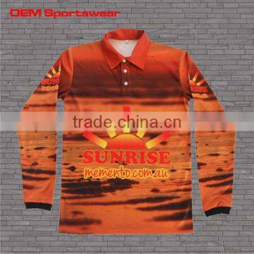 Professional breathable polo fishing shirts China manufacturer