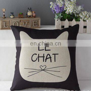 2016 Wholesale Home Decor Throw Pillow Cushion Cover Cat Cartoon Pillow photo-3