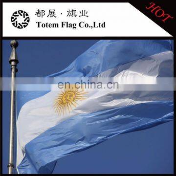 Wholesale custom soccer flag National Argentina Flying Flag