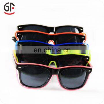 New Wholesale Led Flash Party Wear Half Frame EL Wire Glasses Sunglasses photo-4