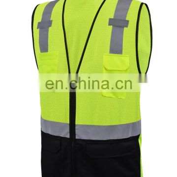 OEM high visibility traffic reflective vest