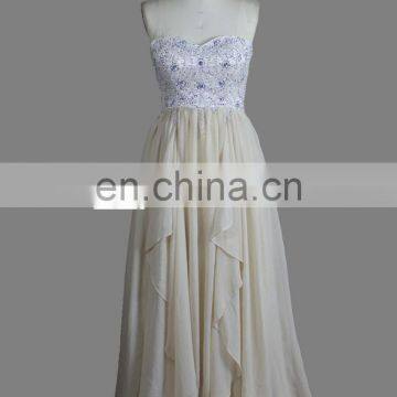 Custom Made Chiffon Long Beaded Luxurious Made In China Turkish Evening Dresses photo-3